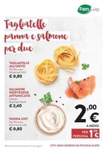 Volantino Pam city.