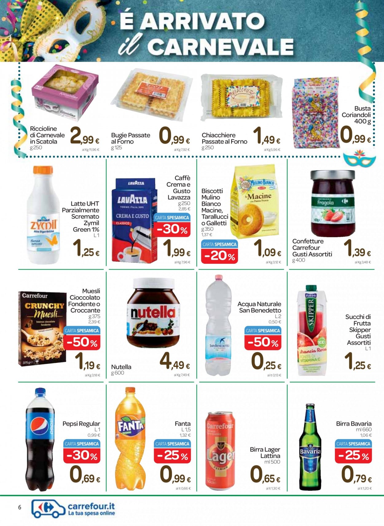Volantino Carrefour - 4/2/2021 - 16/2/2021. Pagina 6
