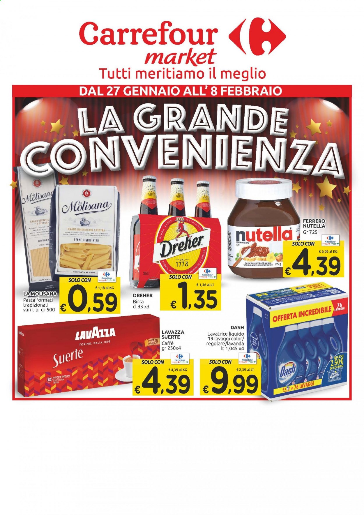 Leták Carrefour - 27.1.2021 - 8.2.2021. Strana 1