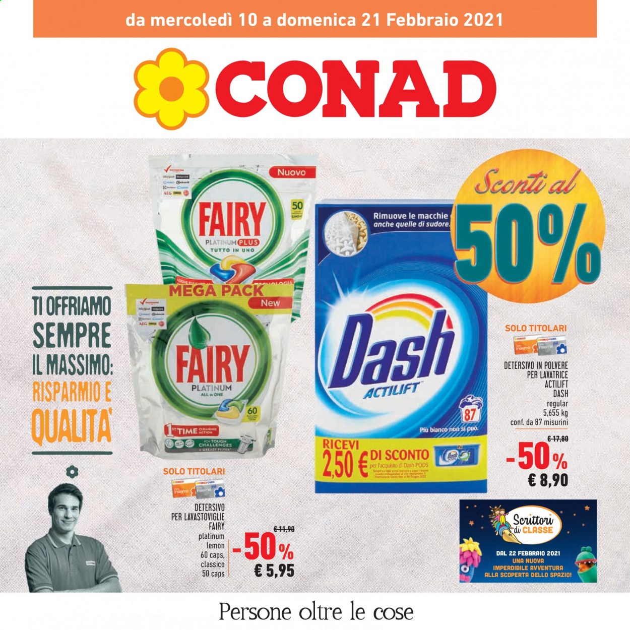 Volantino Conad - 10/2/2021 - 21/2/2021. Pagina 1