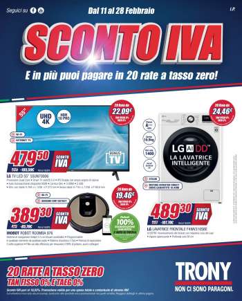 Volantino Trony - 11.2.2021 - 28.2.2021.