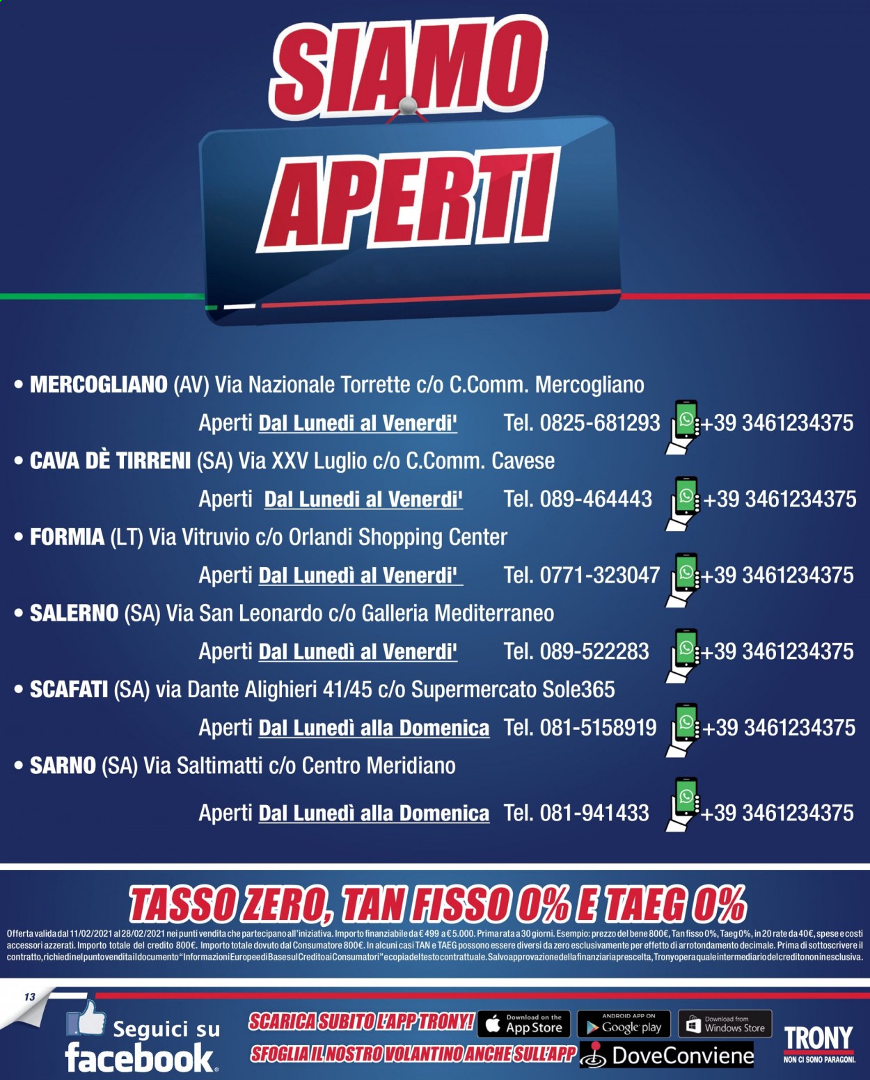 Volantino Trony - 11/2/2021 - 28/2/2021. Pagina 13