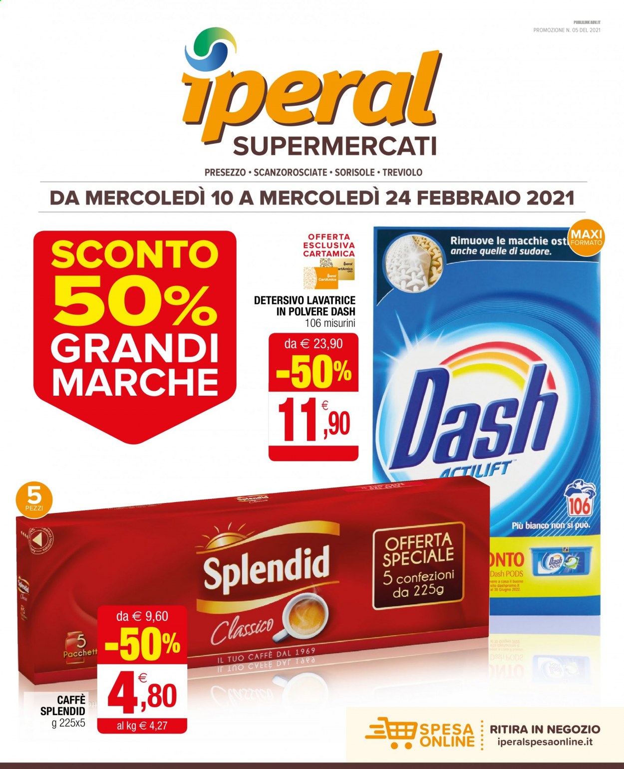 Volantino Iperal - 10/2/2021 - 24/2/2021. Pagina 1