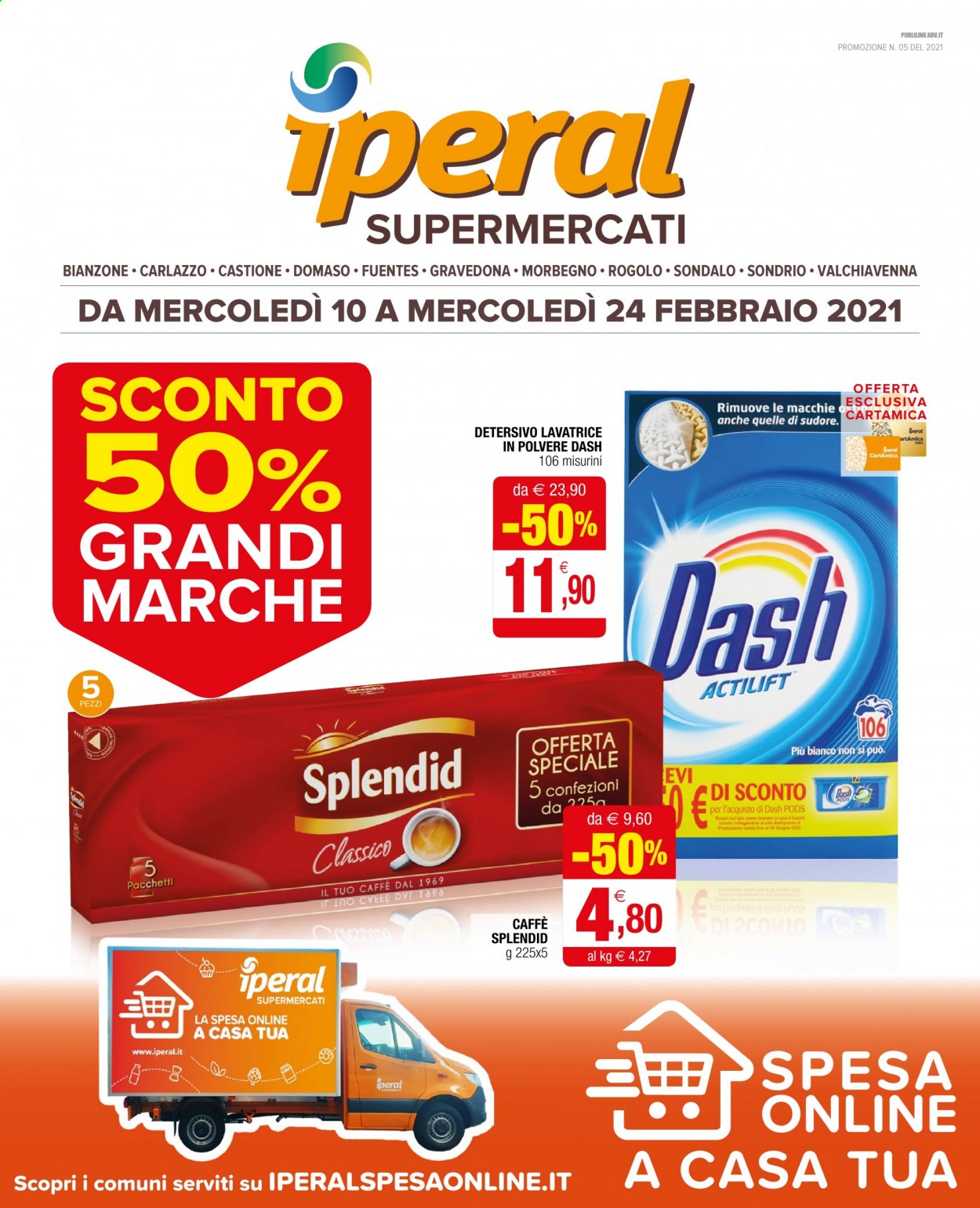 Volantino Iperal - 10/2/2021 - 24/2/2021. Pagina 1