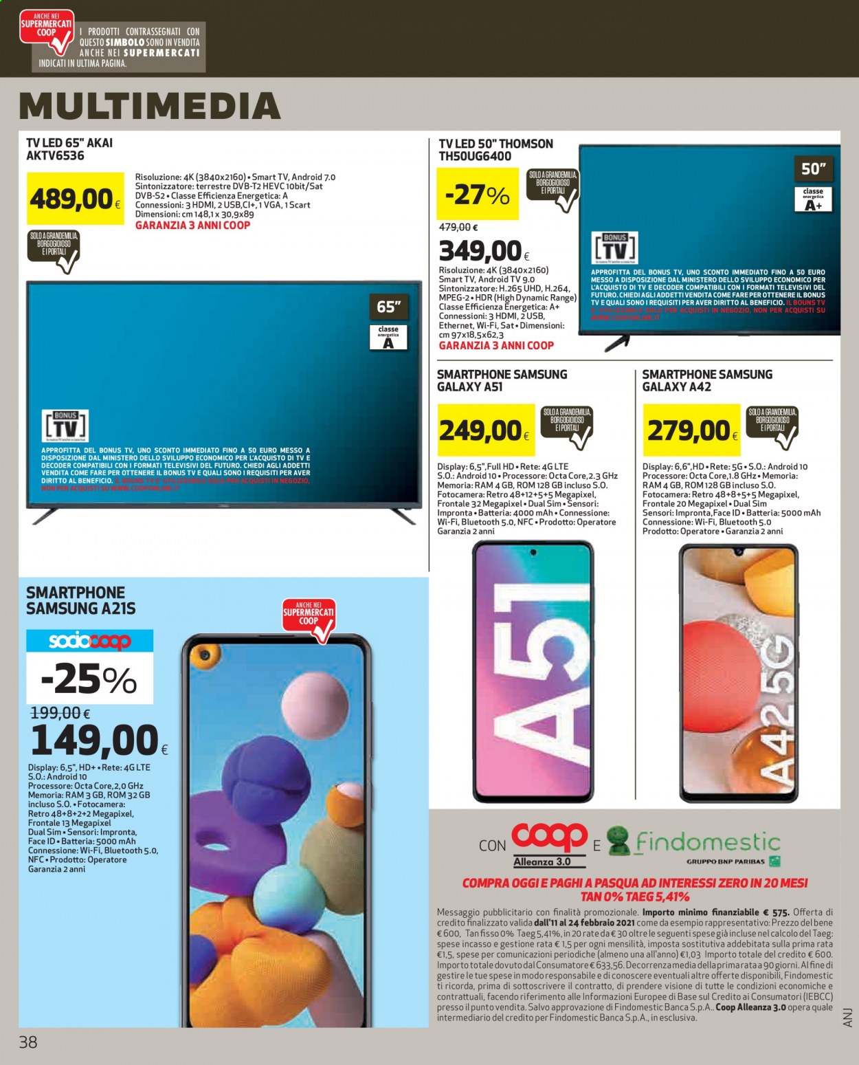 Volantino Coop - 11/2/2021 - 24/2/2021. Pagina 38