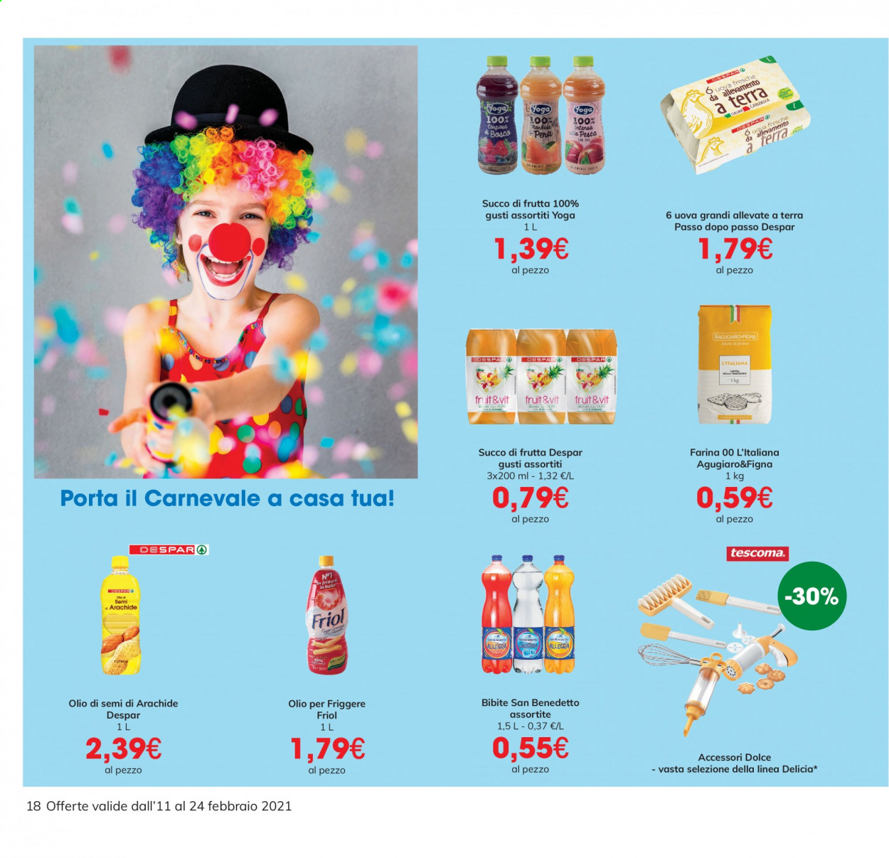 Volantino Eurospar - 11/2/2021 - 24/2/2021. Pagina 18