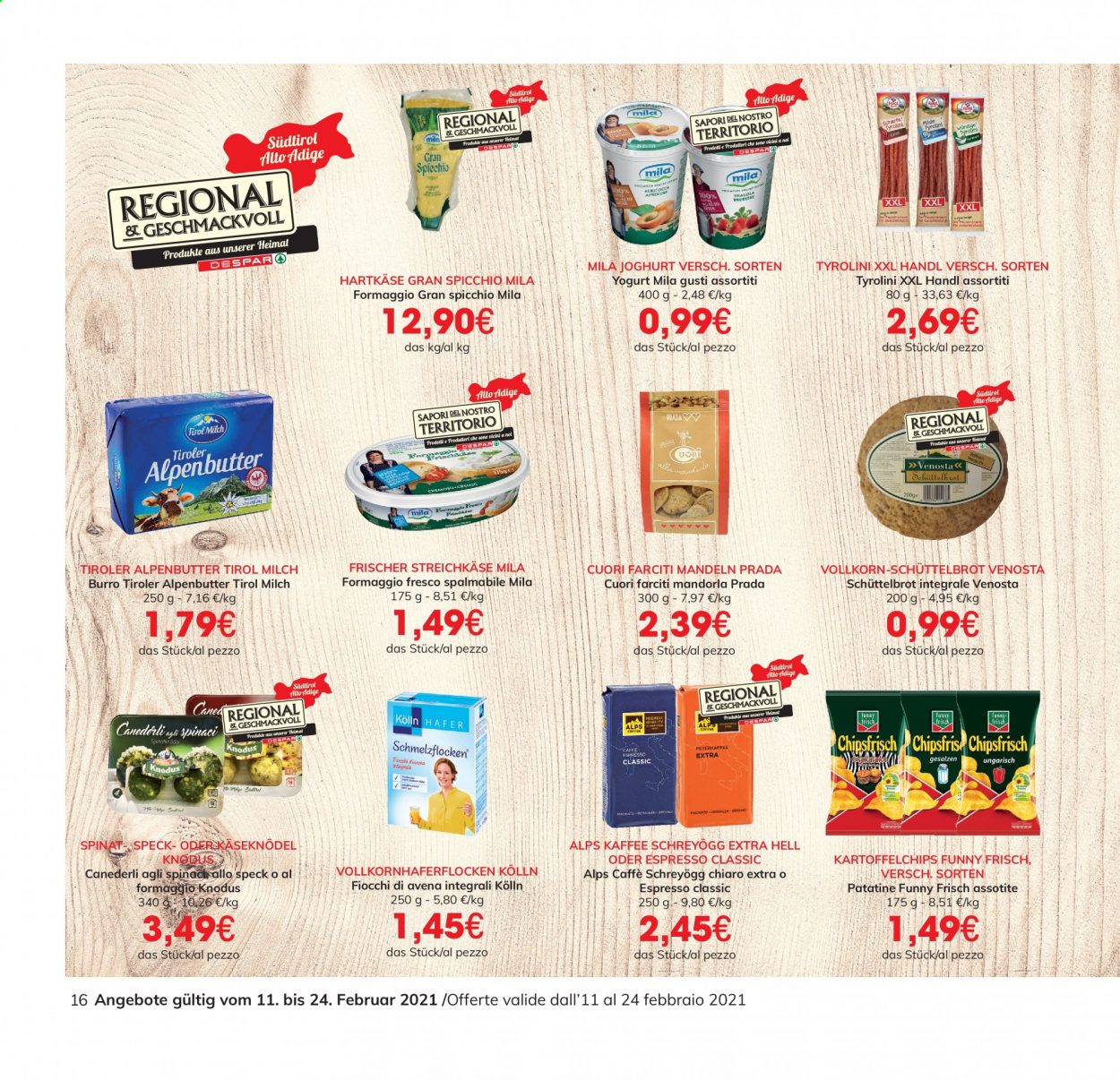 Volantino Eurospar - 11/2/2021 - 20/2/2021. Pagina 16