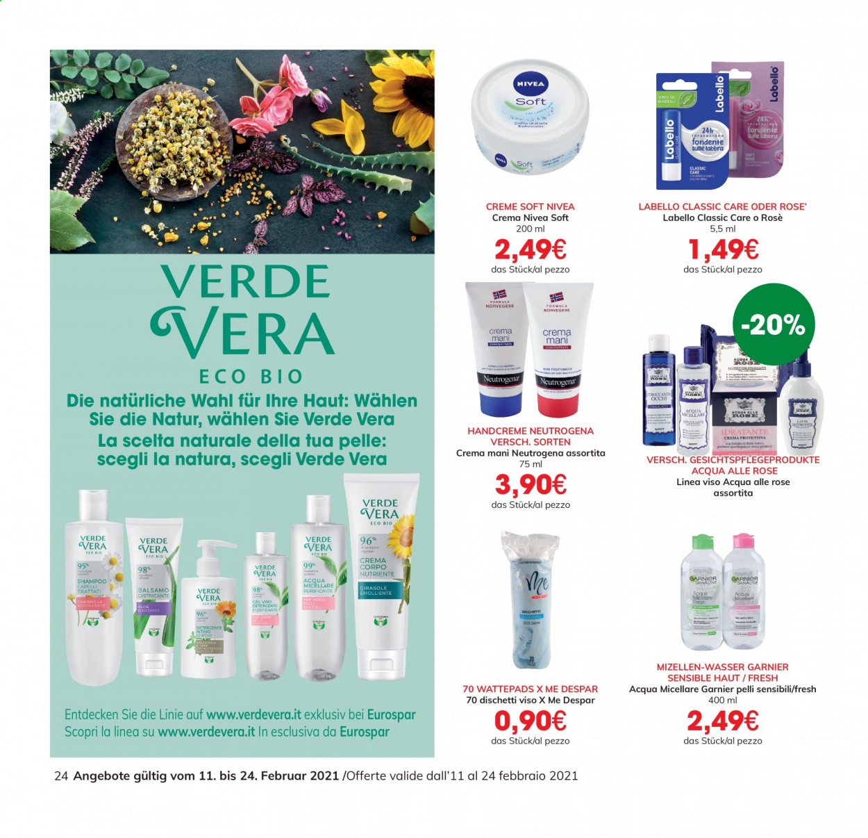 Volantino Eurospar - 11/2/2021 - 20/2/2021. Pagina 24