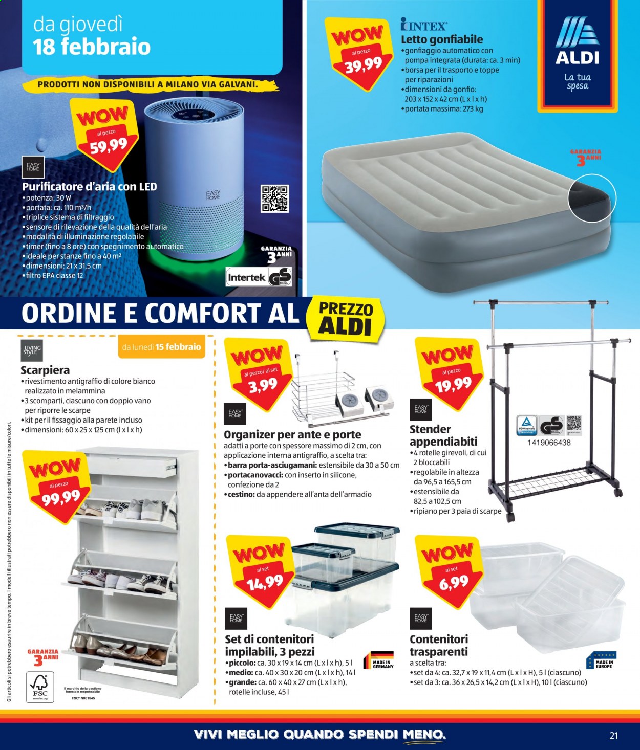 Volantino Aldi - 15/2/2021 - 21/2/2021. Pagina 21
