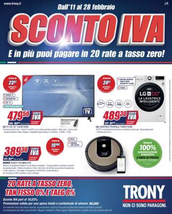 Volantino Trony - 11.2.2021 - 28.2.2021.