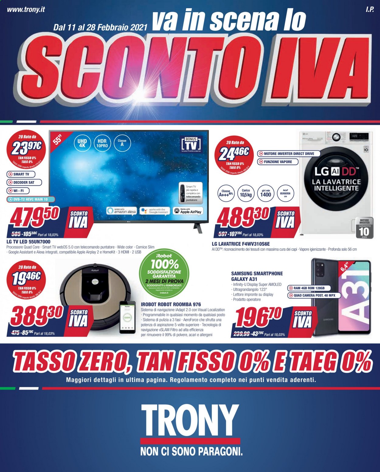 Volantino Trony - 11/2/2021 - 28/2/2021. Pagina 1