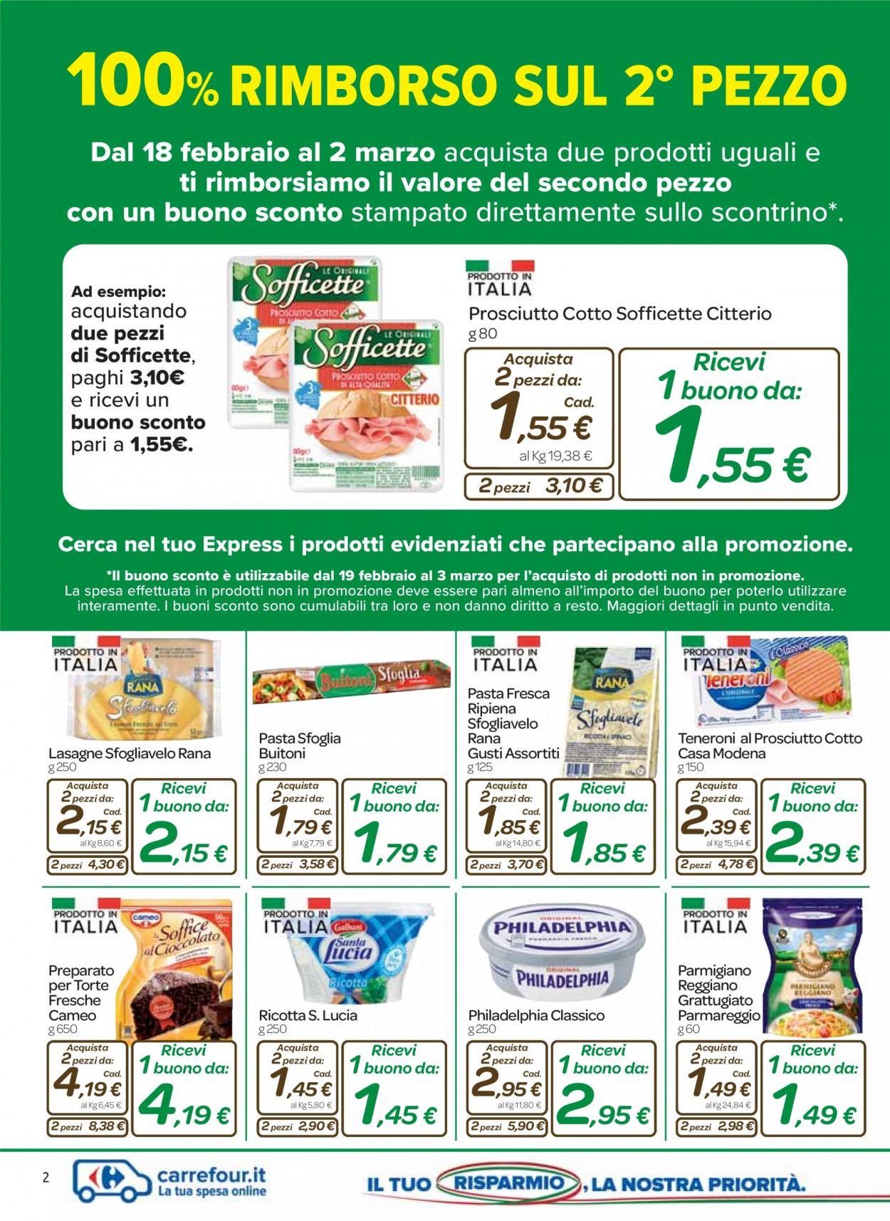 Volantino Carrefour - 18/2/2021 - 2/3/2021. Pagina 2