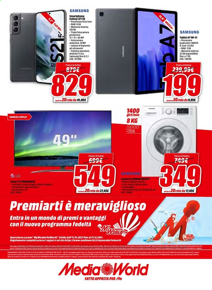 Volantino MediaWorld - 11/2/2021 - 21/2/2021. Pagina 16