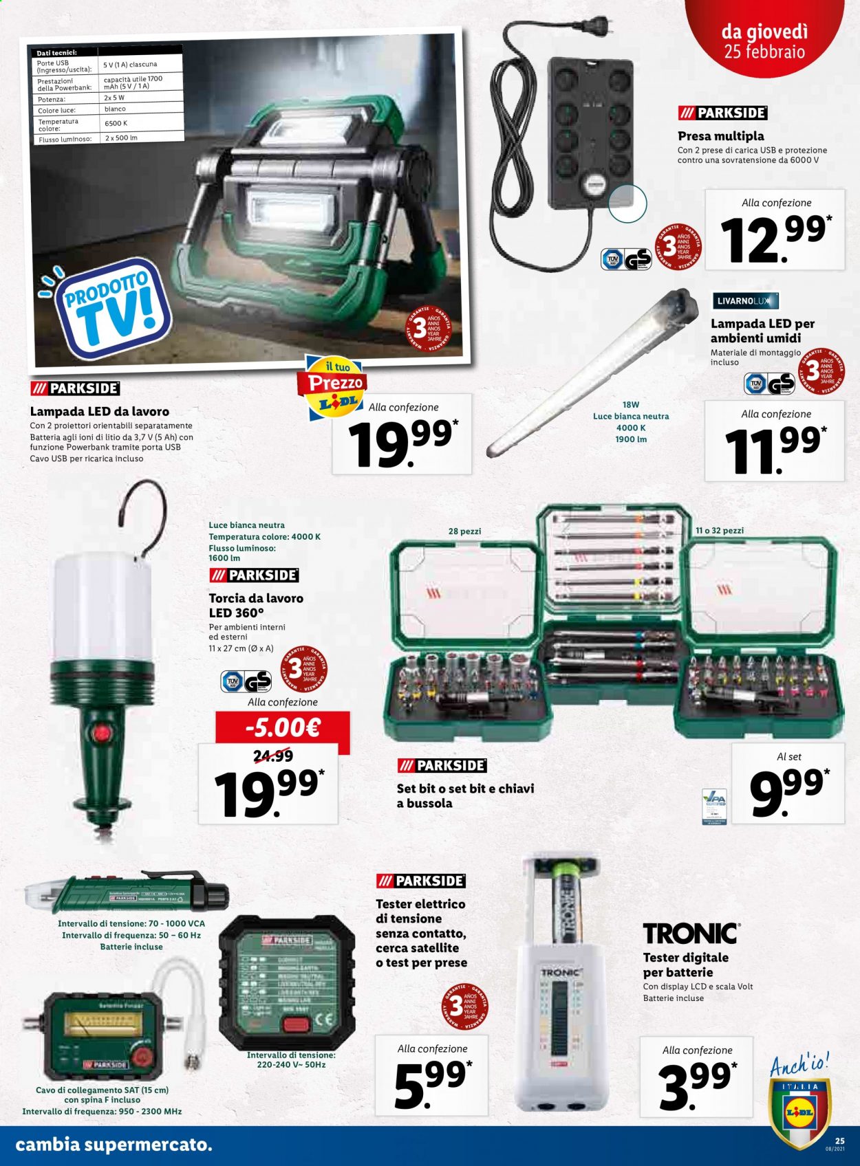 Volantino Lidl - 18/2/2021 - 28/2/2021. Pagina 25