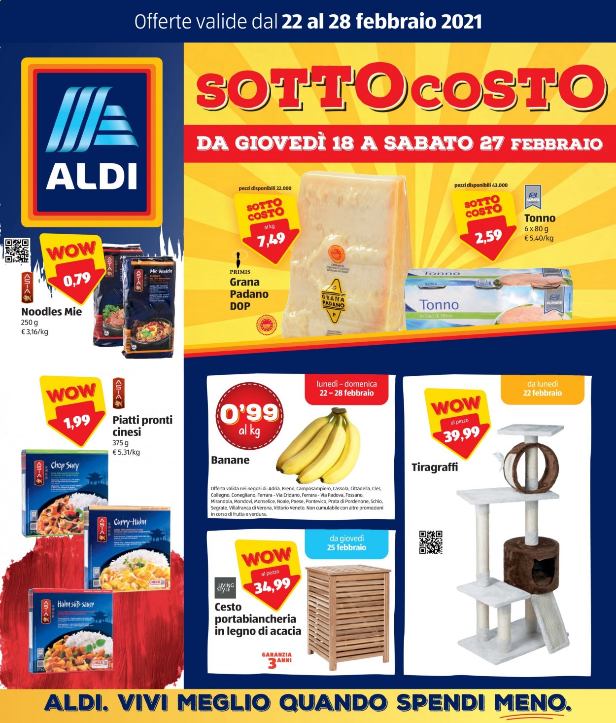 Volantino Aldi - 22/2/2021 - 28/2/2021. Pagina 1