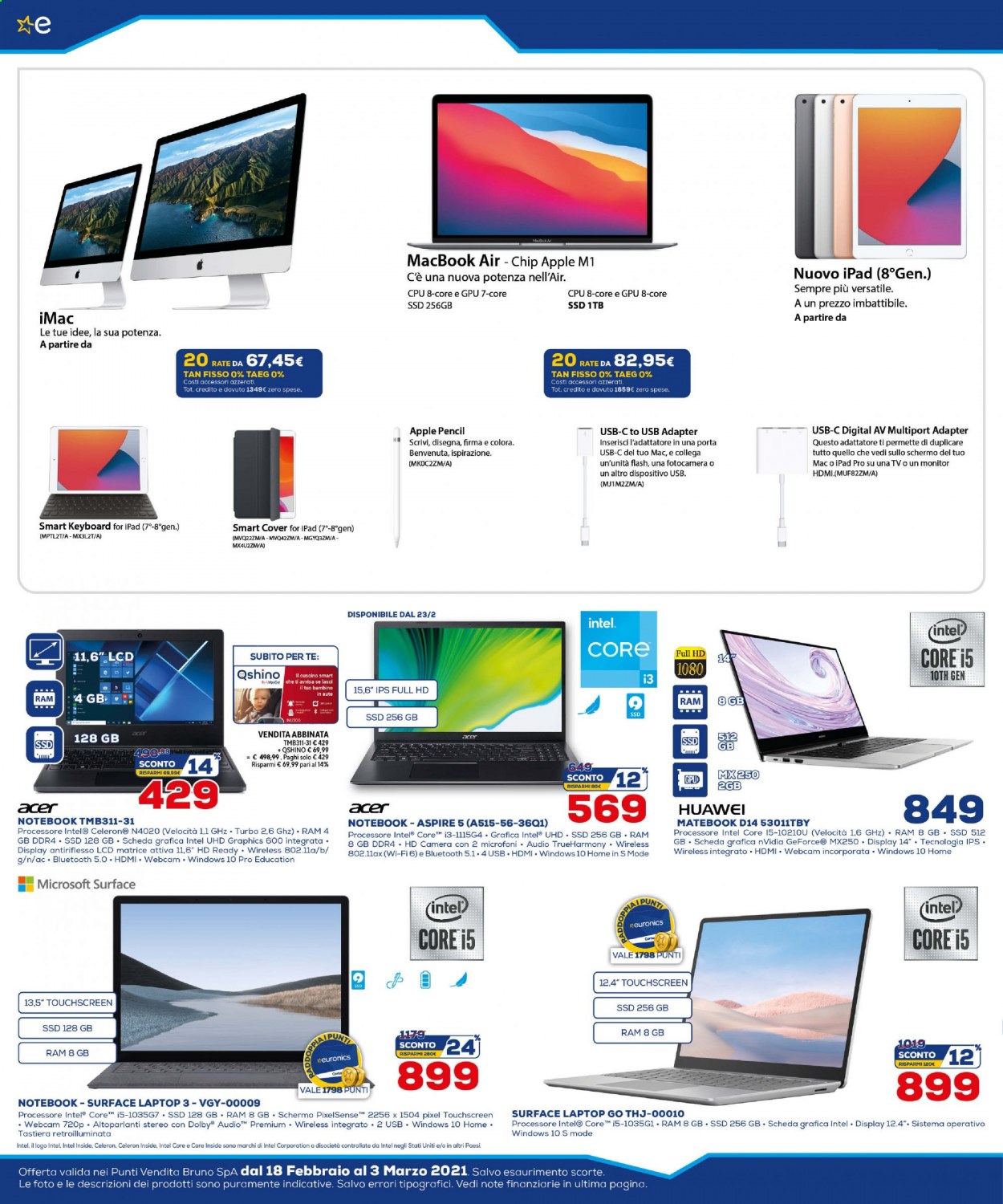 Volantino Euronics - 18/2/2021 - 3/3/2021. Pagina 11