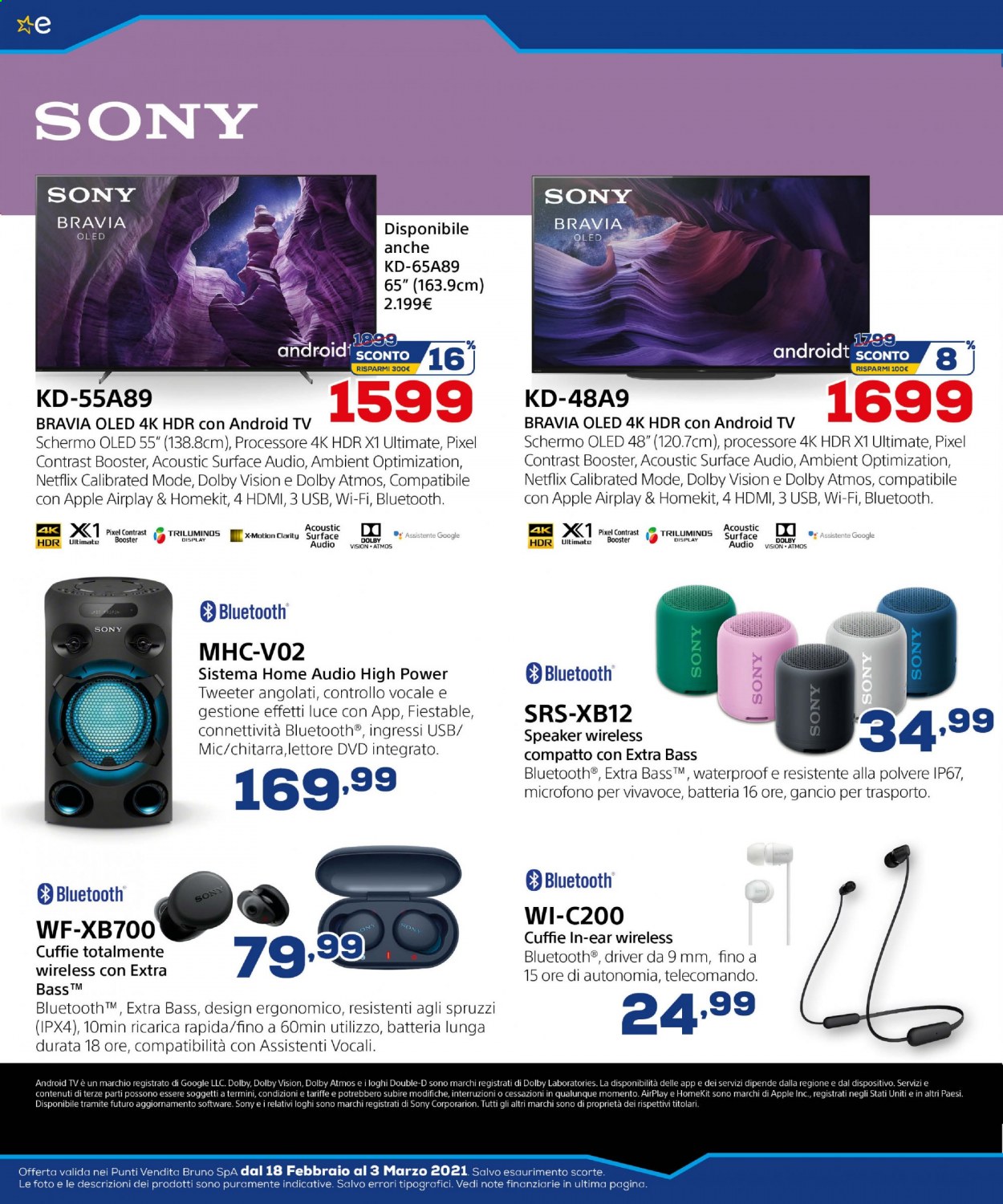 Volantino Euronics - 18/2/2021 - 3/3/2021. Pagina 18
