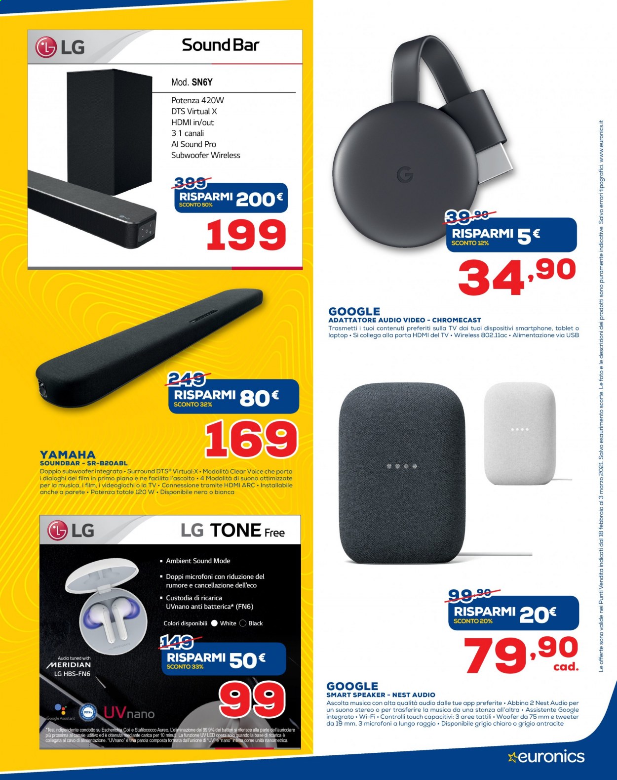 Volantino Euronics - 18/2/2021 - 3/3/2021. Pagina 5