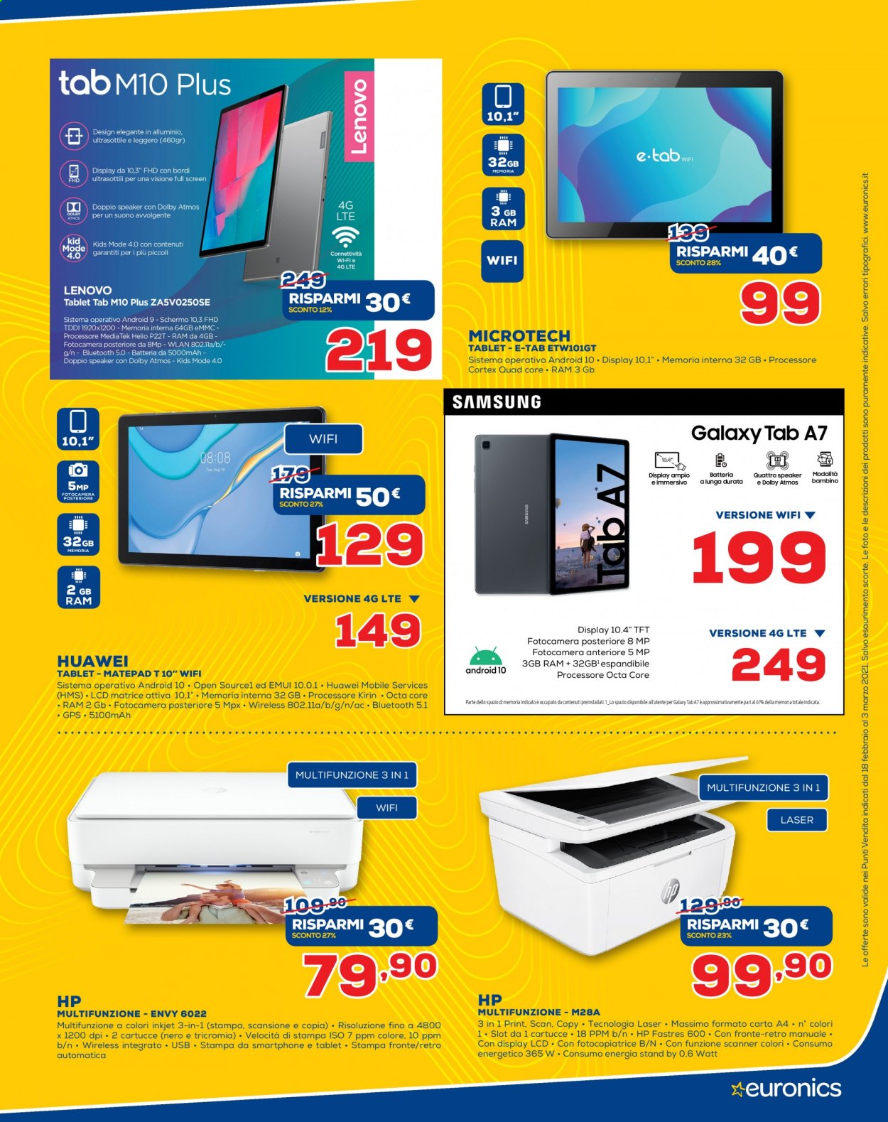 Volantino Euronics - 18/2/2021 - 3/3/2021. Pagina 10