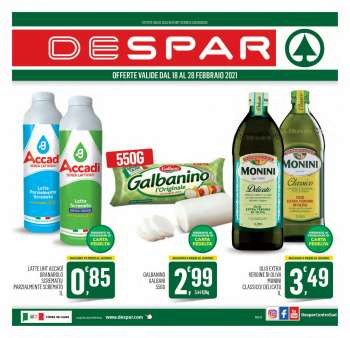 Volantino Despar - 18.2.2021 - 28.2.2021.
