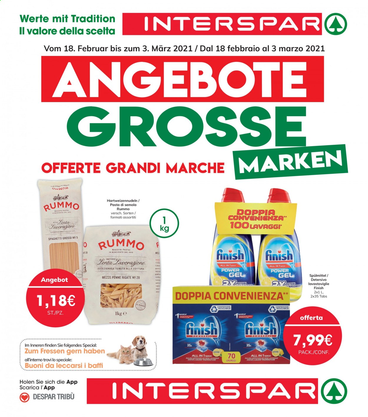 Volantino Interspar - 18/2/2021 - 3/3/2021. Pagina 1