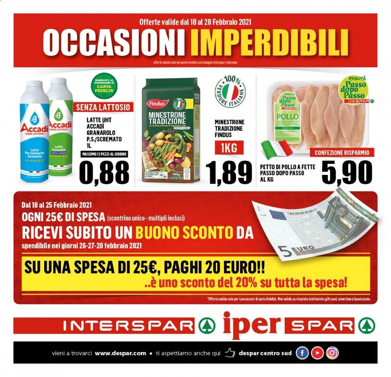 Volantino Interspar - 18/2/2021 - 28/2/2021. Pagina 1