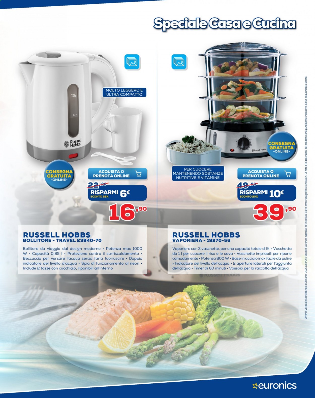 Volantino Euronics - 18/2/2021 - 3/3/2021. Pagina 13