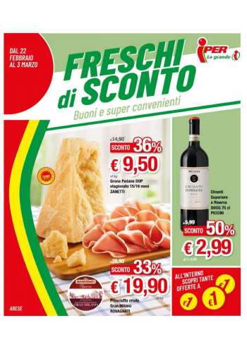 Volantino Iper, La grande i - 22.2.2021 - 3.3.2021.