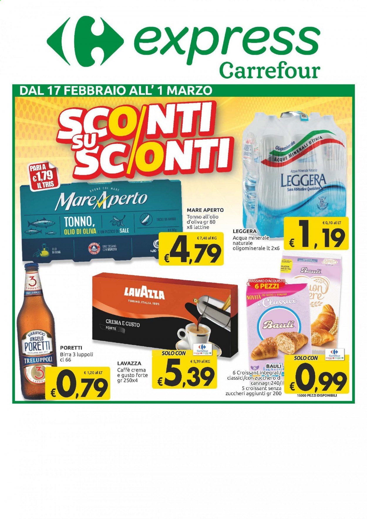 Volantino Carrefour - 17/2/2021 - 1/3/2021. Pagina 1