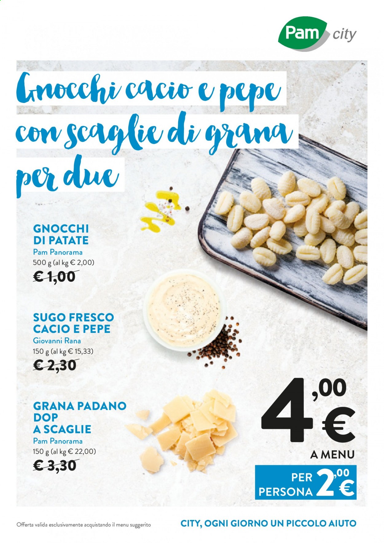 Volantino Pam city. Pagina 1