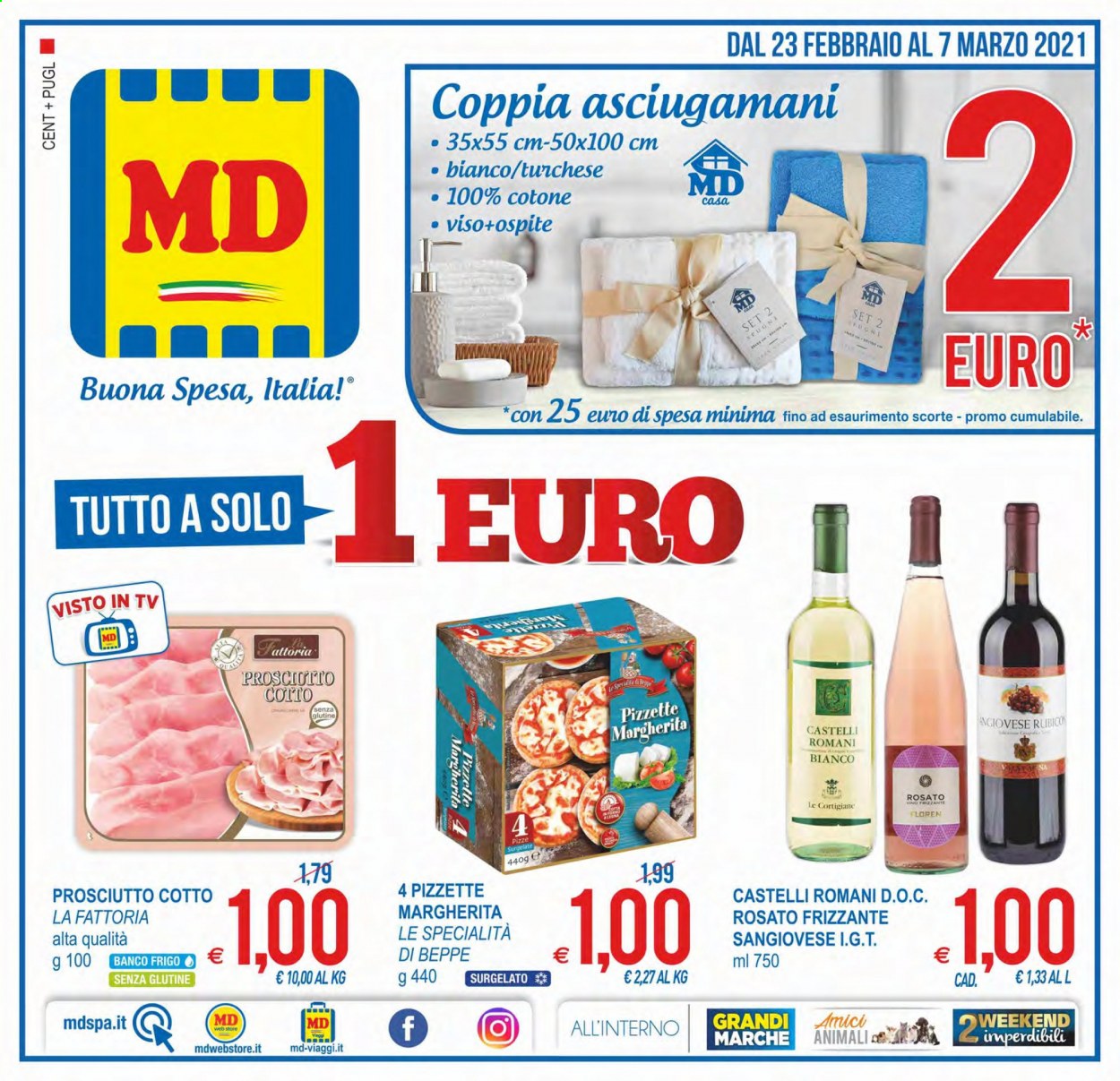 Volantino MD Discount - 23/2/2021 - 7/3/2021. Pagina 1