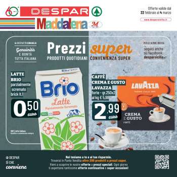 Volantino Despar - 22.2.2021 - 4.3.2021.