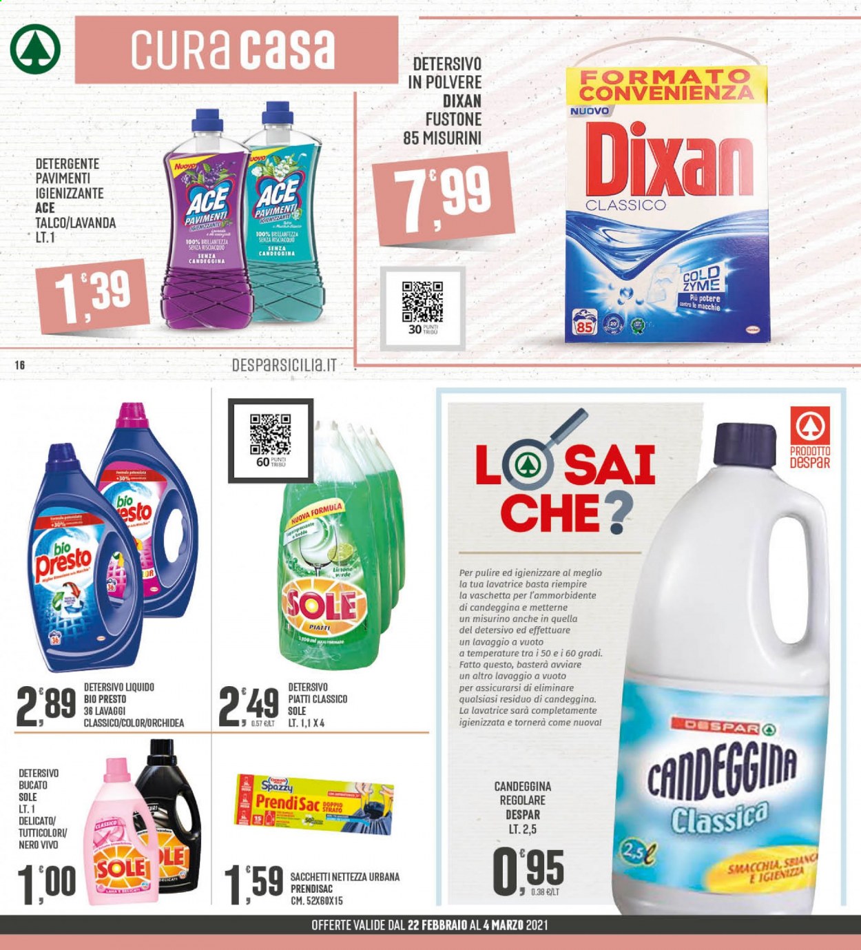 Volantino Eurospar - 22/2/2021 - 4/3/2021. Pagina 16