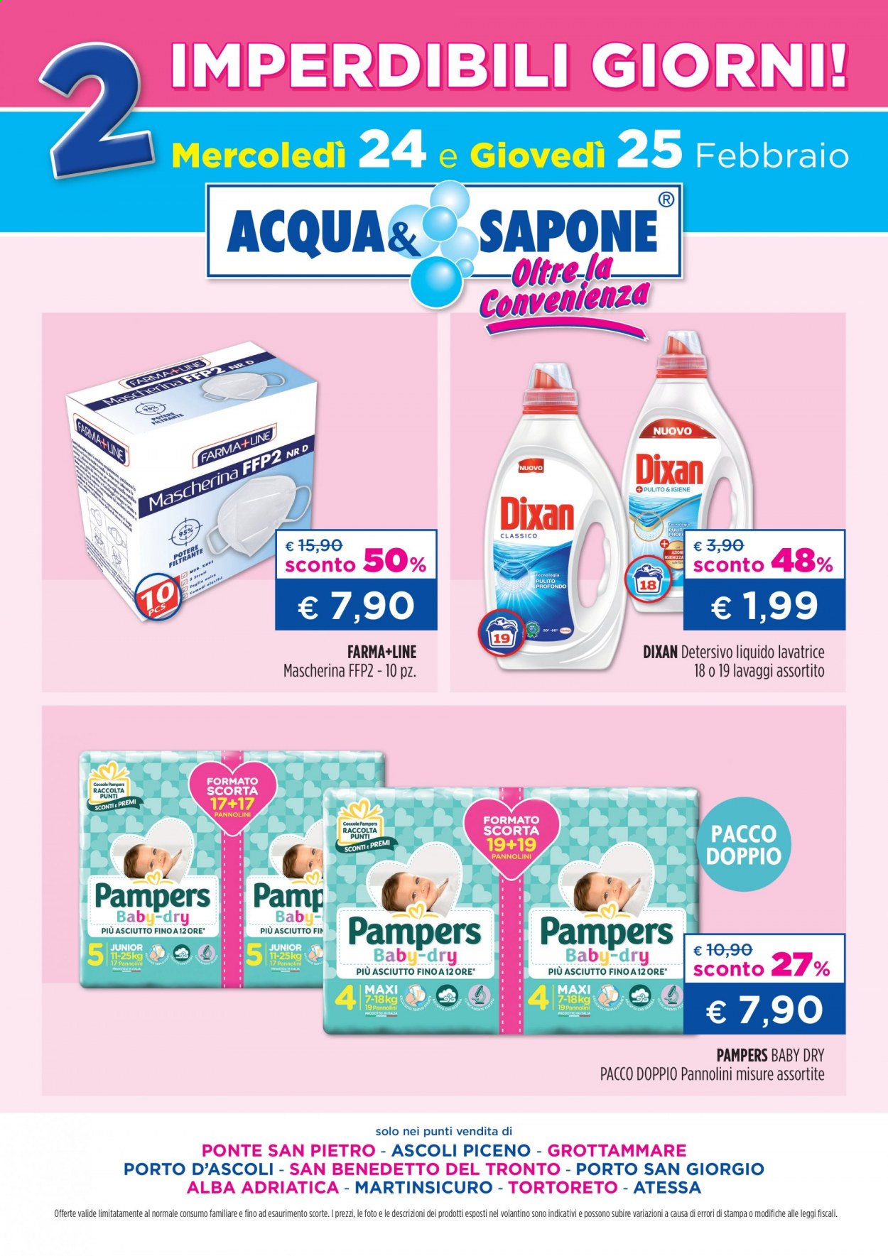Volantino Acqua & Sapone - 24/2/2021 - 25/2/2021. Pagina 1