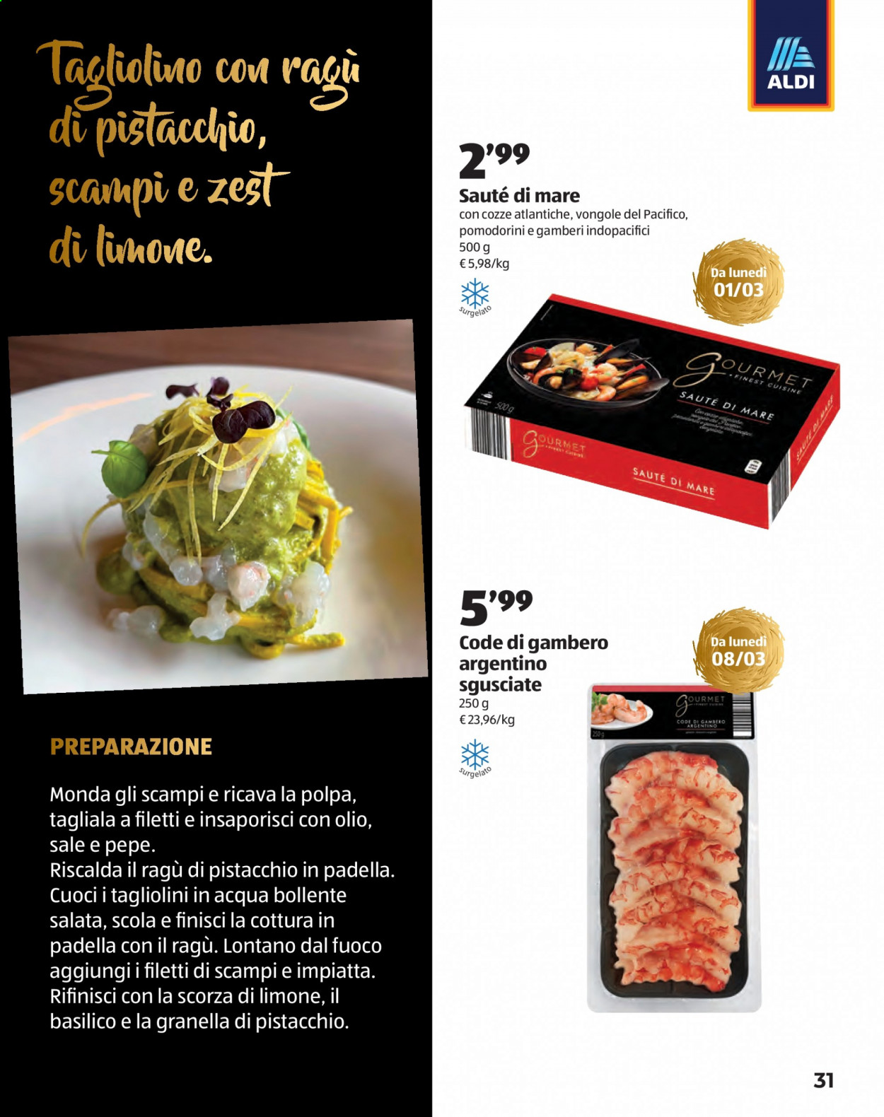 Volantino Aldi. Pagina 31