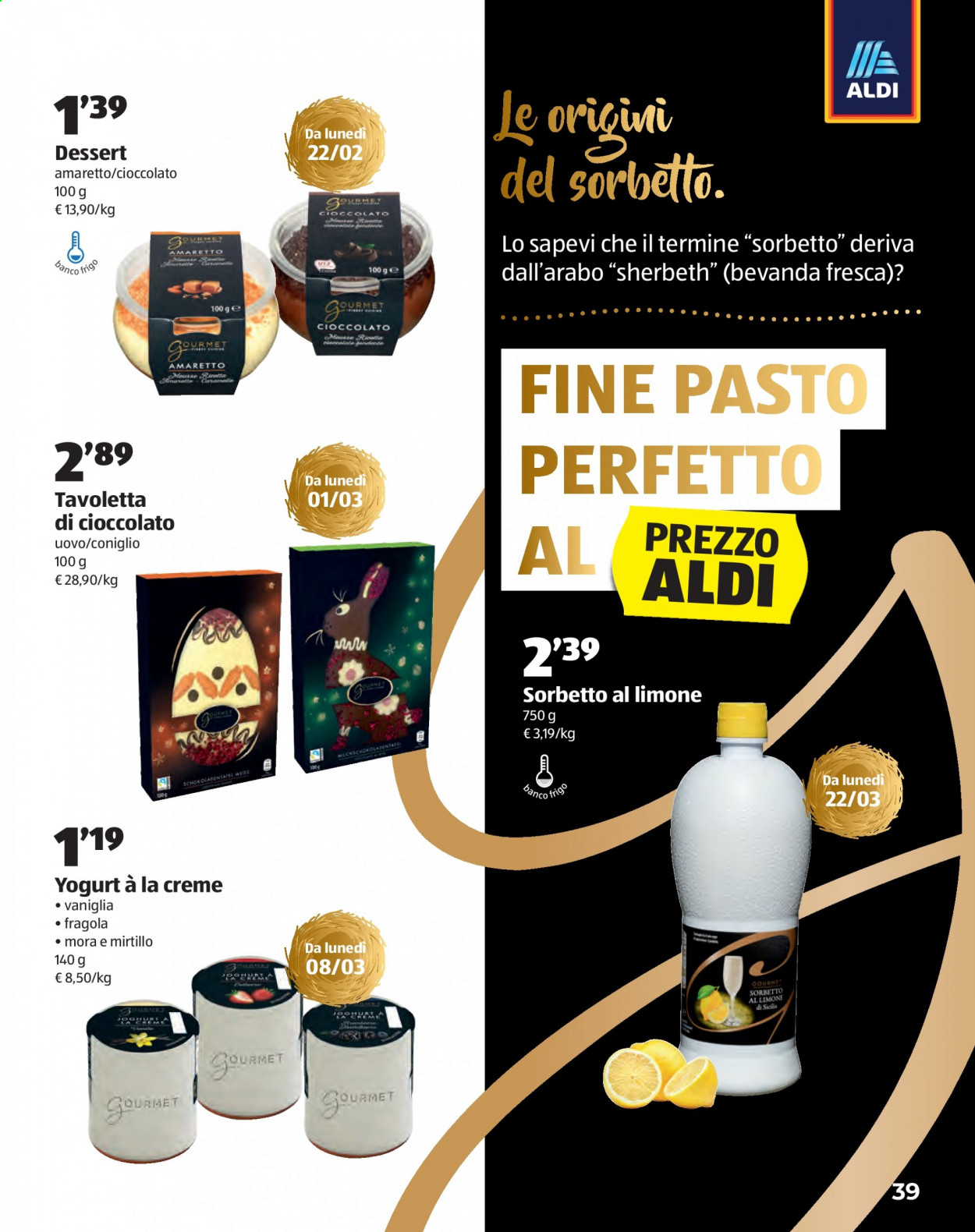 Volantino Aldi. Pagina 39