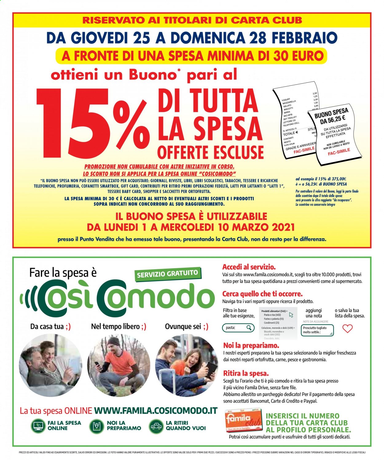Volantino Famila - 25/2/2021 - 28/2/2021. Pagina 32