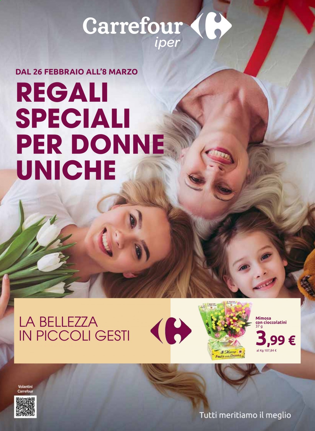 Volantino Carrefour - 26/2/2021 - 8/3/2021. Pagina 1
