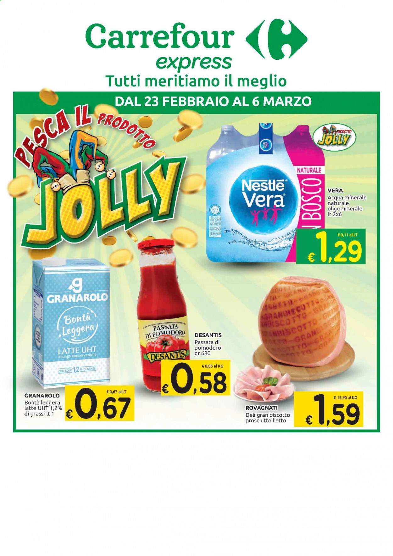 Volantino Carrefour - 23/2/2021 - 6/3/2021. Pagina 1