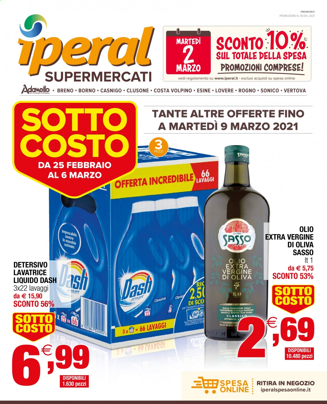Volantino Iperal - 25/2/2021 - 9/3/2021. Pagina 1
