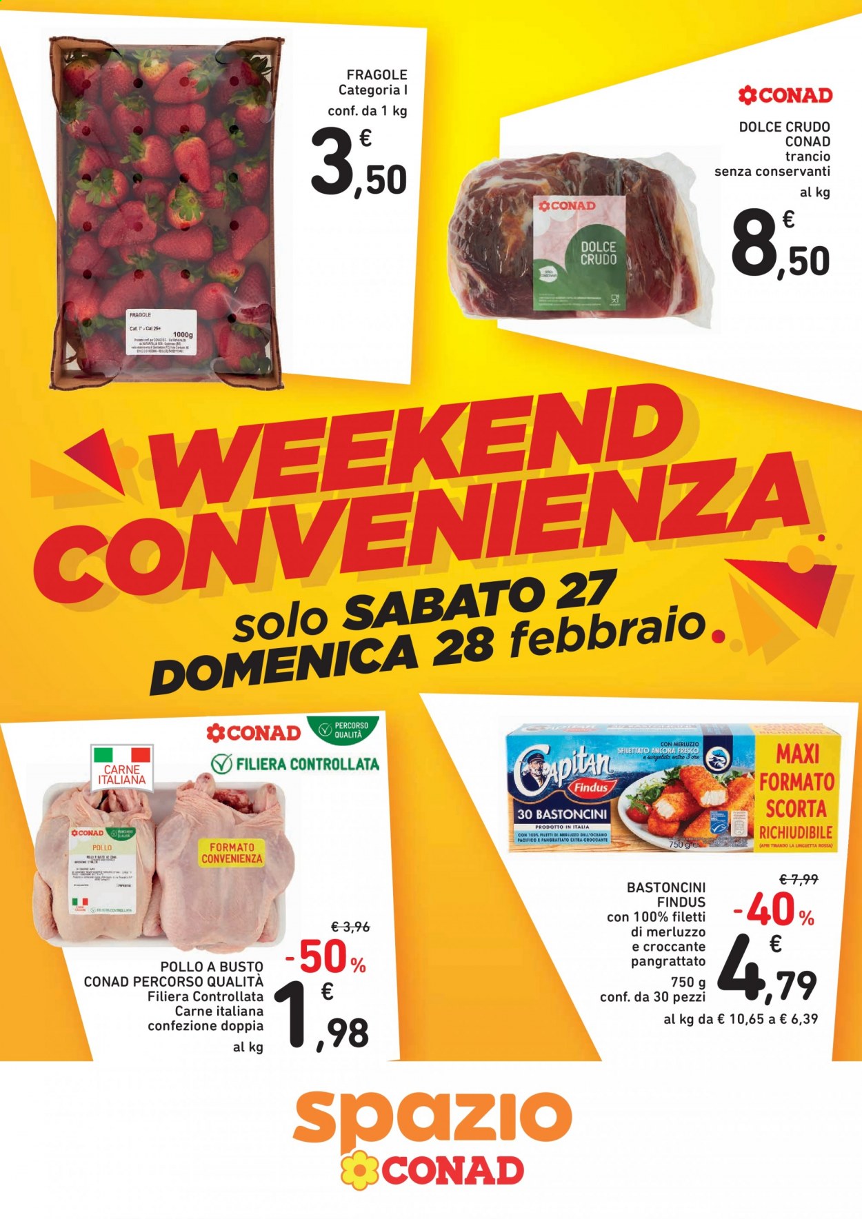 Volantino Conad - 27/2/2021 - 28/2/2021. Pagina 1