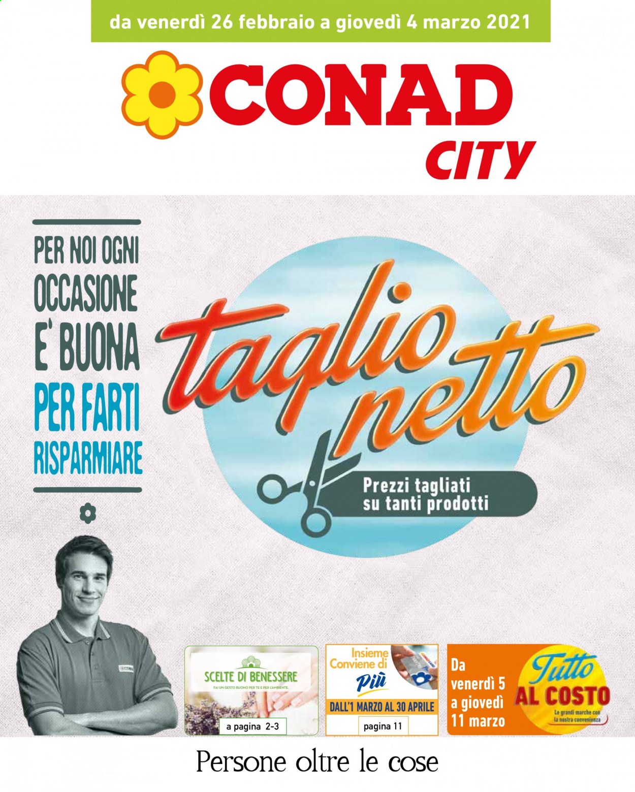 Volantino Conad - 26/2/2021 - 4/3/2021. Pagina 1