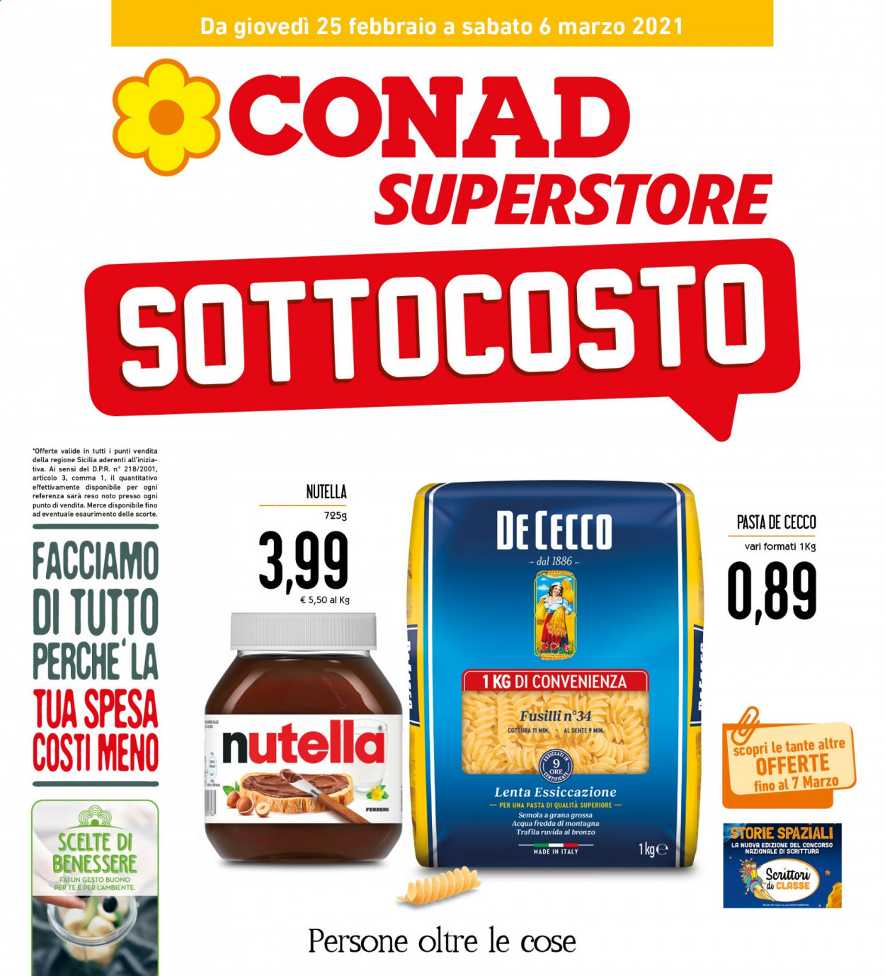 Volantino Conad - 25/2/2021 - 6/3/2021. Pagina 1