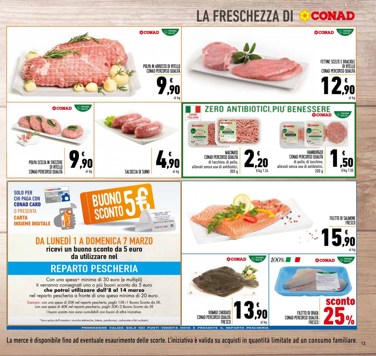 Volantino Conad - 25/2/2021 - 6/3/2021. Pagina 13
