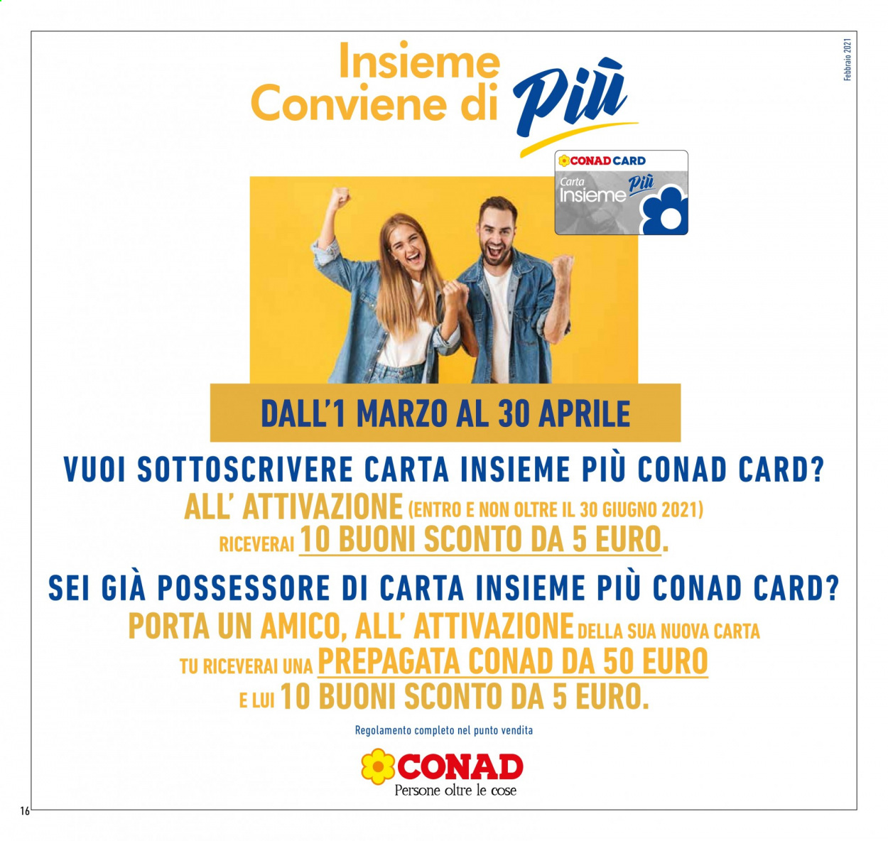 Volantino Conad - 25/2/2021 - 6/3/2021. Pagina 16