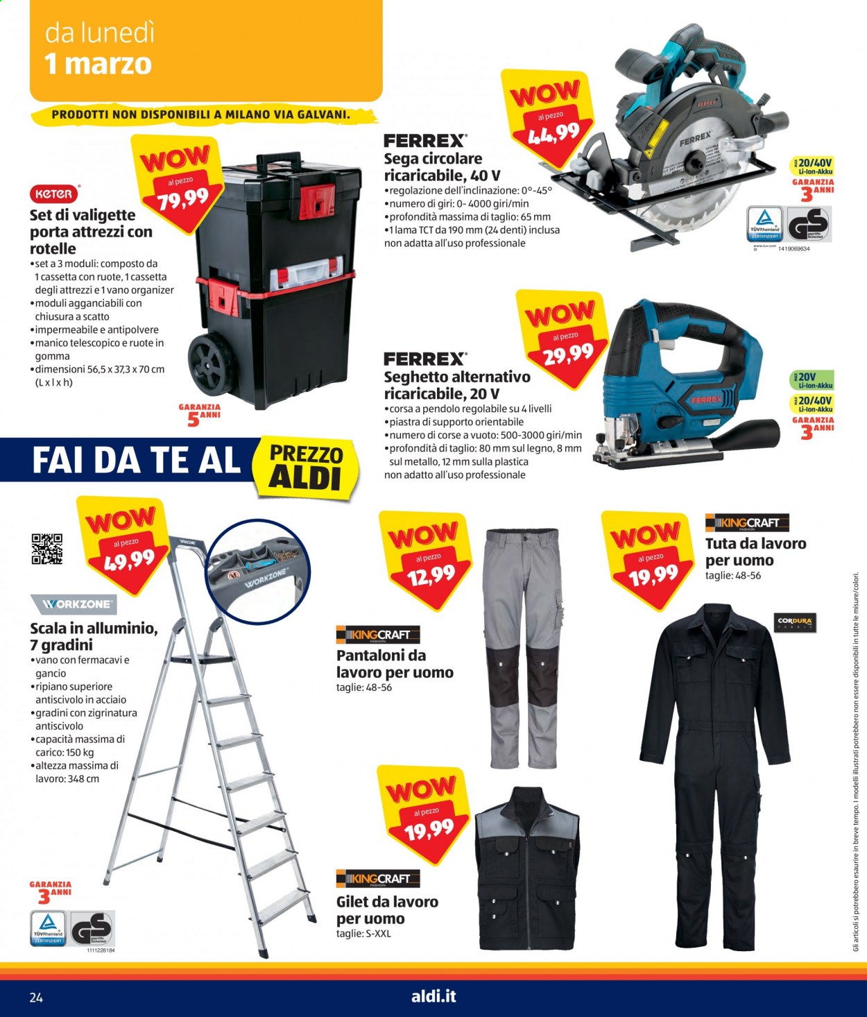 Volantino Aldi - 1/3/2021 - 7/3/2021. Pagina 24