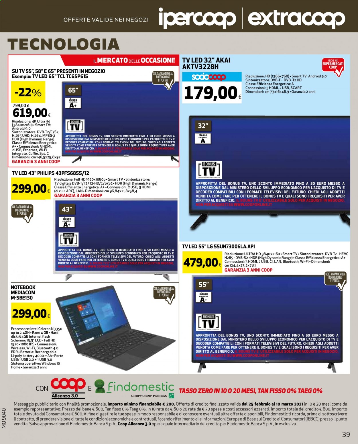 Volantino Coop - 25/2/2021 - 10/3/2021. Pagina 39