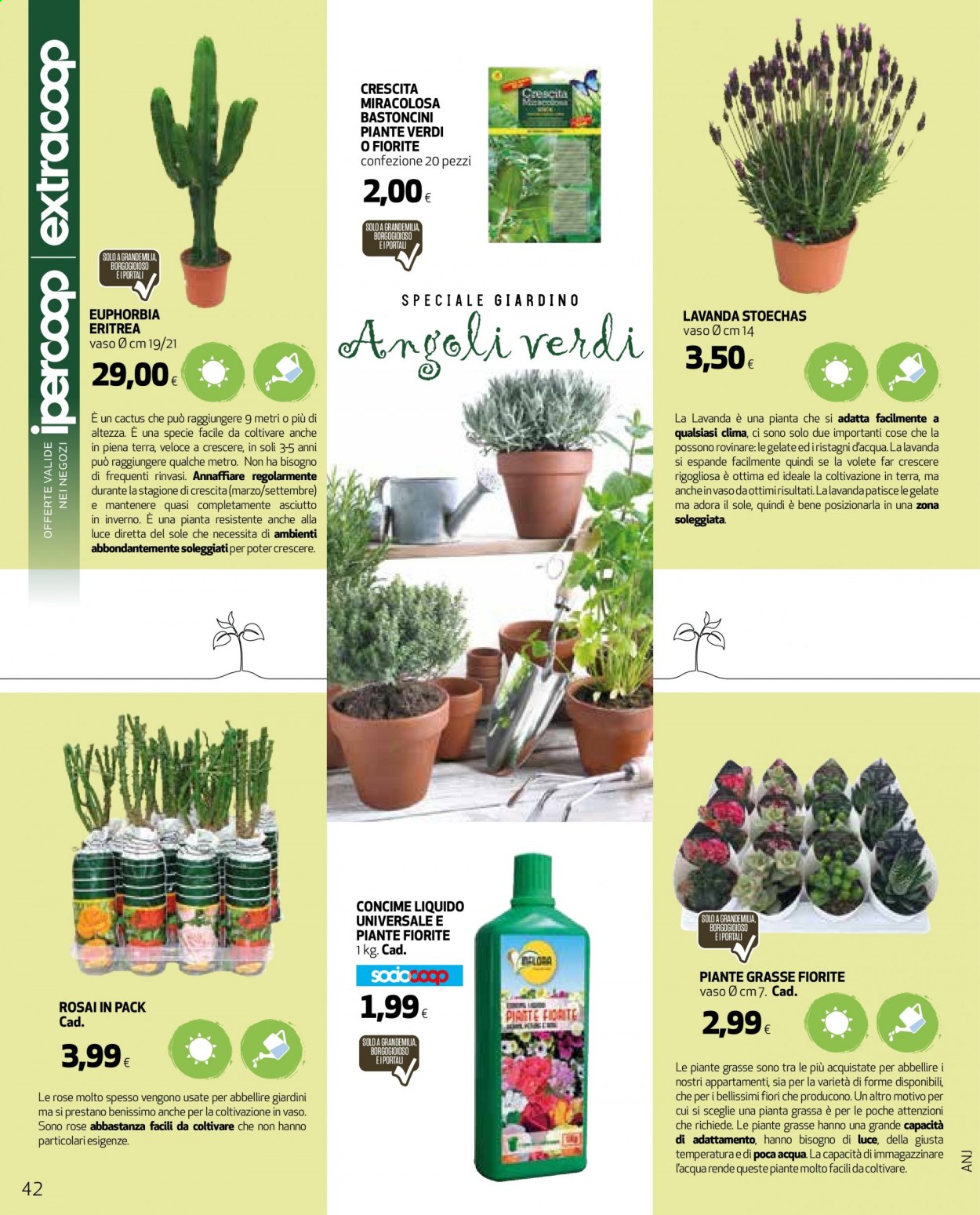 thumbnail - Volantino Coop - 25/2/2021 - 10/3/2021 - Prodotti in offerta - bastoncini, bastoncini per piante. Pagina 42.