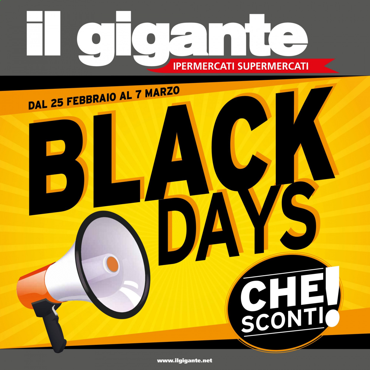 Volantino Il Gigante - 25/2/2021 - 7/3/2021. Pagina 1