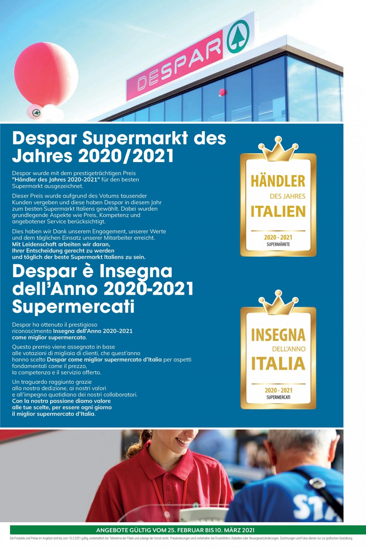 Volantino Despar - 25/2/2021 - 10/3/2021. Pagina 12